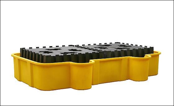 spill basins and trays