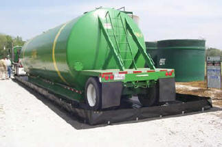 tanker truck spill berms