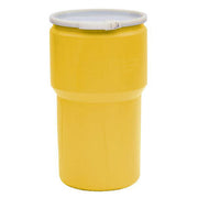 14 Gallon Lab Pack, Yellow, Plastic Lever Lock - Hazardous Waste Containers