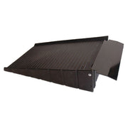 Ramp for drum storage items ending in U, black, non - Outdoor Drum Storage