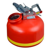 2-Gal Liquid Waste Container, Red Poly (replaces A1519E) - Hazardous Waste Containers