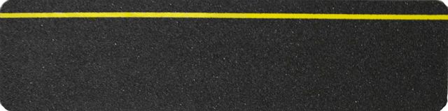 6-In Black w/ YELLOW REFLECTIVE STRIPE tread, SINGLE TREAD - Safety Products