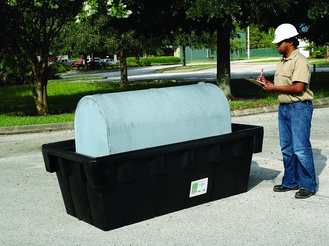 fuel tank containment tub