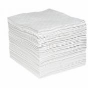 Oil Absorbent Pads, Bonded, Heavy Weight, 100 Pack