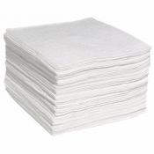 Oil Absorbent Pads, Bonded, Light Weight, 200 pack