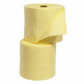 Hazmat Absorbent Rolls, 15 In.x150 Ft. Heavy Weight, 2 Rolls