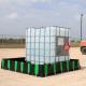 aluminum bracket oil containment berm