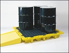 Vicfam Plastics: Spill-Guard Containment Pallet (4 Drum)