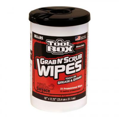 Big Wipes Industrial Antibacterial Scrub Heavy Duty Hand Cleaning Wipes Pack of 1