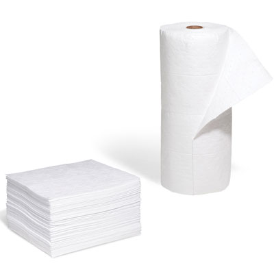 Oil Absorbent Pads, Bargain Oil Spill Rolls and Pads