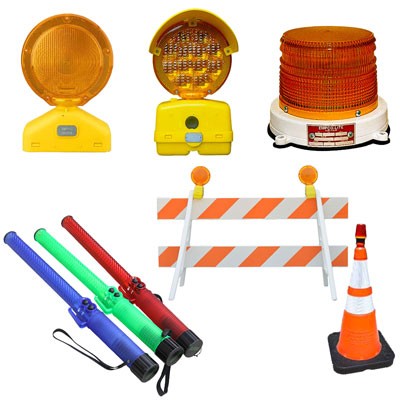 barricade lights and LED traffic safety lights