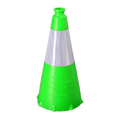 Traffic Cones  Green & Orange Road Safety Cones