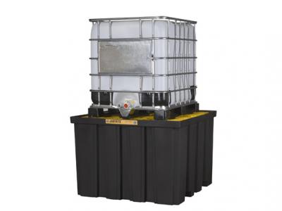 IBC Black Spill Pallet A28674J (made with 40% recycled material)