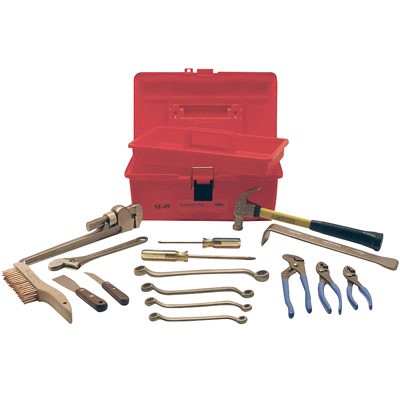 Non-sparking tools  16-piece spark-free handtool set