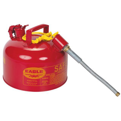 Eagle U2-51-SX5 Type II Safety Can with 5/8" Spout Red 48441221547 5 Gallons 