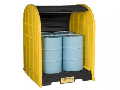 5 Gallon Bucket Locking Rack - Mountable - Heavy Duty- Safe Guard Chemical  Storage (Bucket not Included)