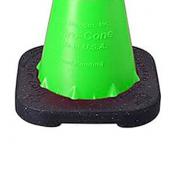 18in traffic cone rubber base