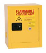 4-Gal Manual Door Yellow Flammables Cabinet