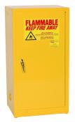 16-Gal Manual Door Yellow Flammables Cabinet