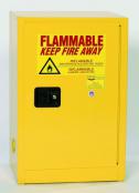 12-Gal Manual Door Yellow Flammables Cabinet