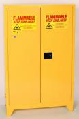 45-Gal Manual 2-Door Yellow Flammables Cabinet