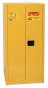 60-Gal Manual 2-Door Yellow Flammables Cabinet