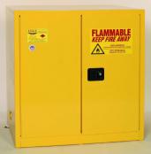 60-Gal Manual 2-Door Yellow Flammables Cabinet