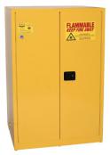 90-Gal Manual 2-Door Yellow Flammables Cabinet