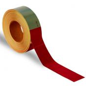 reflective red and white conspicuity tape roll