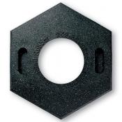 traffic delineator cone hexagonal rubber base