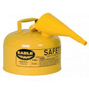 2.5 Gal - Diesel Fuel Container WITH Funnel, Yellow