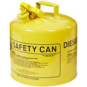 5-Gal Diesel Fuel Container, NO Funnel, Yellow