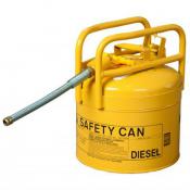 yellow diesel DOT approved safety can