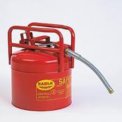 5-Gallon DOT-Approved Gas Can, Red, Flexible 5/8