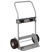 Double Cylinder Hand Truck 10in Flat-Free Wheels A35030J