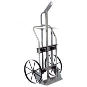 Double Cylinder Hand Truck, Hoist Ring, 20in Steel Wheels A35018J