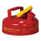 2-Quart Eagle Safety Gas Can for Flammables. NO Funnel, Red