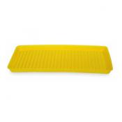 18in Utility Tray, Yellow Poly, 5-Gal Capacity