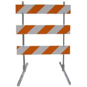 economy 4ft type III traffic barricade