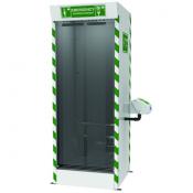 emergency shower cubicle with eyewash