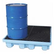 A1233ACU & A1232ACU Fluorination Treated 4 Drum (four drum fluorination treated spill pallets)