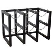 gas cylinder storage rack for 6 tanks A35128J