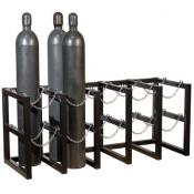 10-tank gas cylinder rack storage A35172J