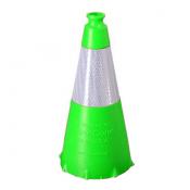 18in green traffic cone stem