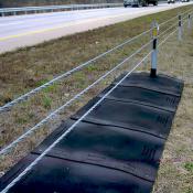 highway weed mat
