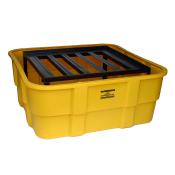 IBC Spill Pallet, Steel Platform 67x67x26 inches No Fork Pocket No Drain