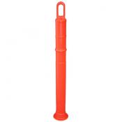 42in orange loop handle delineator tube stem