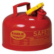 2.5-Gal Eagle Safety Gas Can for Flammables. NO Funnel, Red