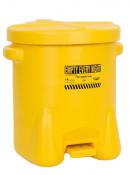 14 Gallon Oily Waste Can, Yellow