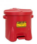 10 Gallon Oily Waste Can, Red